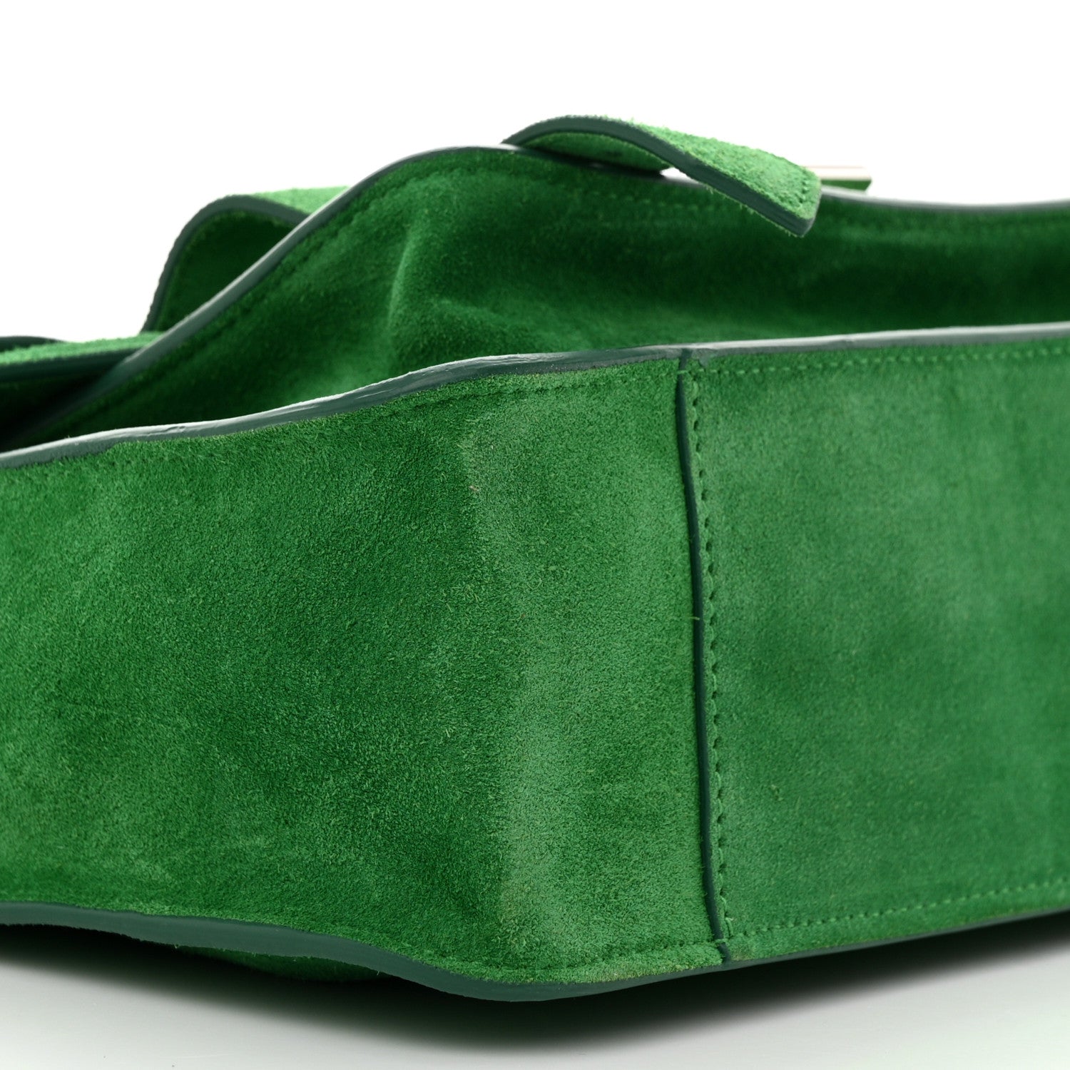 Proenza Schouler Suede Tiny PS1 Satchel Bottle Green 8 of 9