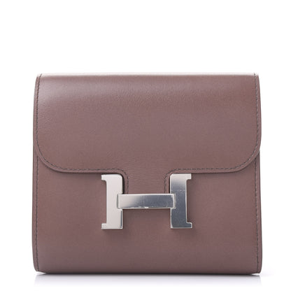 Hermes Tadelakt Constance Short Wallet Griolet 1 of 9