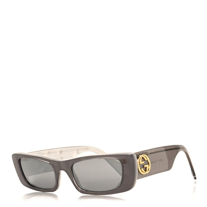 Gucci Acetate Rectangular GG0516S Sunglasses Grey Gold 1 of 7