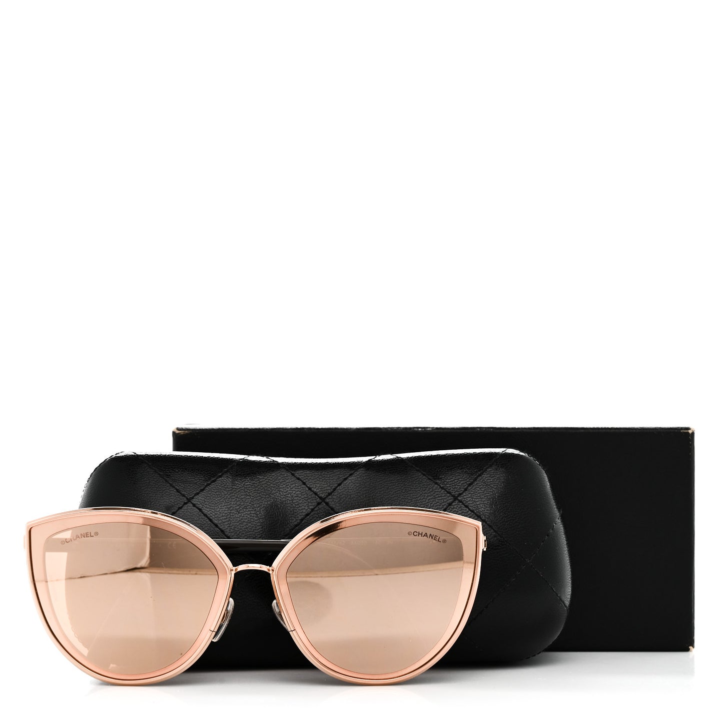 Cat Eye Sunglasses 4222 Pink Gold