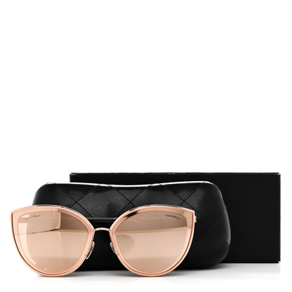Chanel Cat Eye Sunglasses 4222 Pink Gold 8 of 8