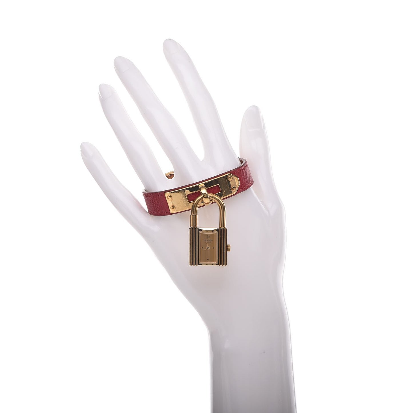 Stainless Steel Courchevel 20mm Kelly Cadena Quartz Watch Rouge