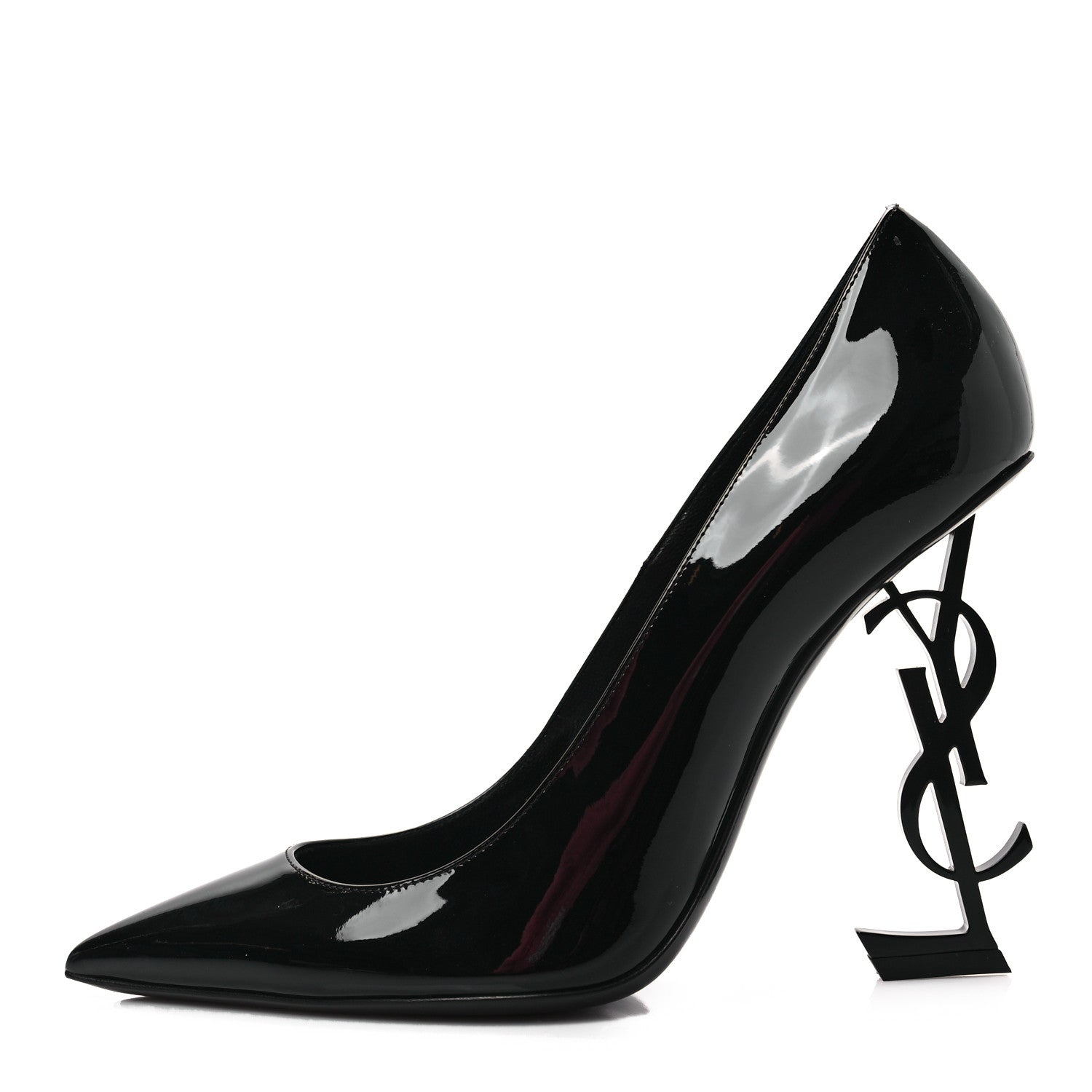 Saint Laurent Patent Opyum 110 Pumps 39 Black 1 of 9