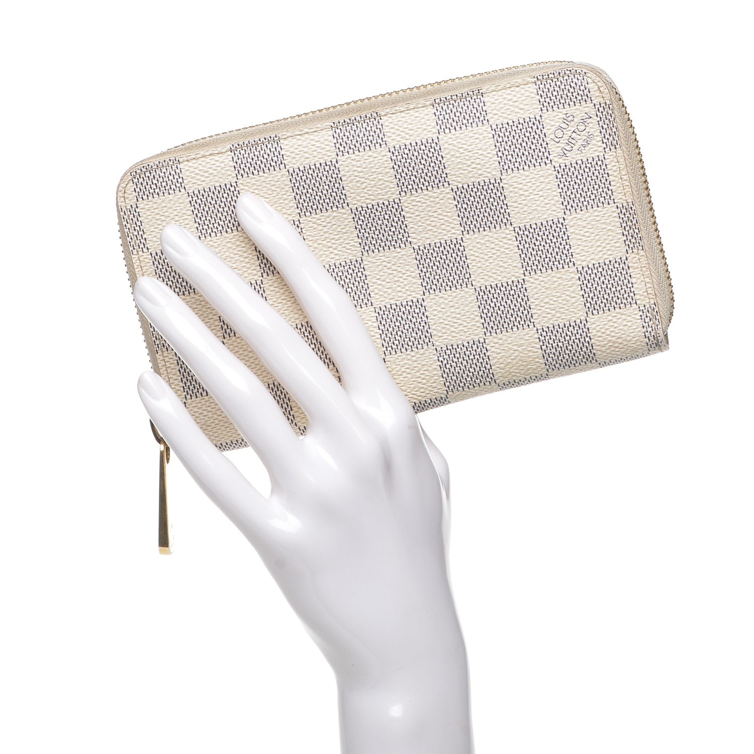 Louis Vuitton Damier Azur Compact Zippy Wallet 2 of 6