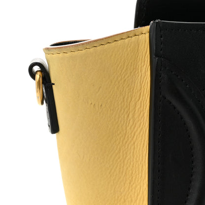 Celine Smooth Drummed Calfskin Tri-Color Nano Luggage Amber 11 of 11