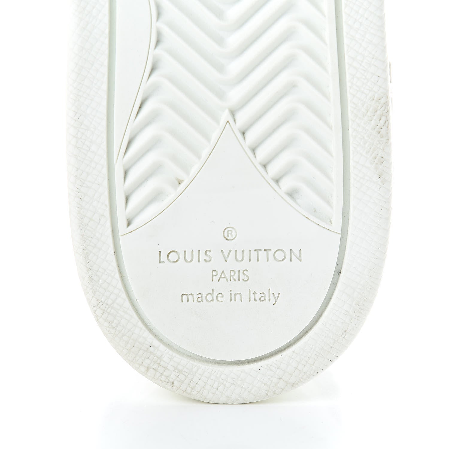 Louis Vuitton Calfskin Reverse Monogram Boombox High Top Sneakers 38.5 White 6 of 16
