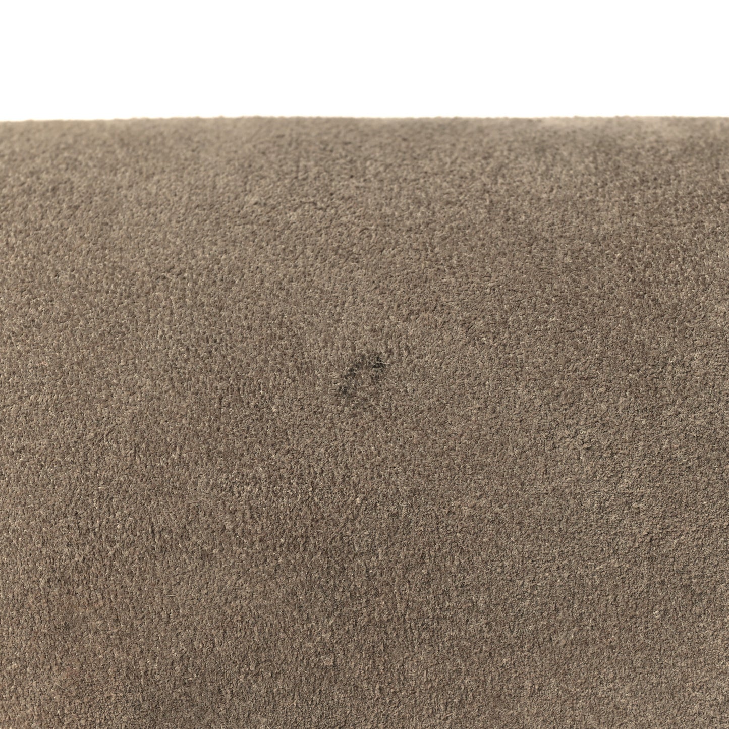 Suede Calfskin Small Faye Shoulder Bag Motty Grey