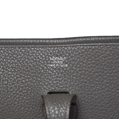 Hermes Taurillon Clemence Evelyne III PM Etain 6 of 7