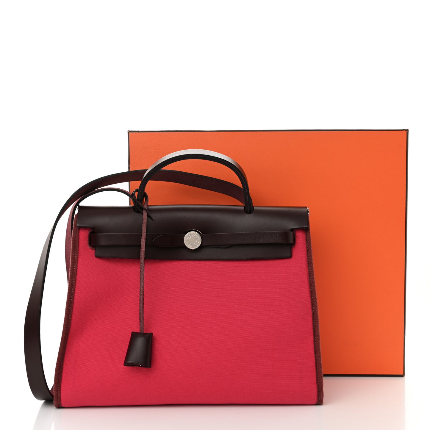 Vache Hunter Toile Herbag Zip 31 PM Rouge Venetian Rouge Sellier