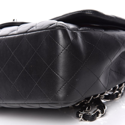 Chanel Lambskin Quilted Jumbo Double Flap Black 13 of 13