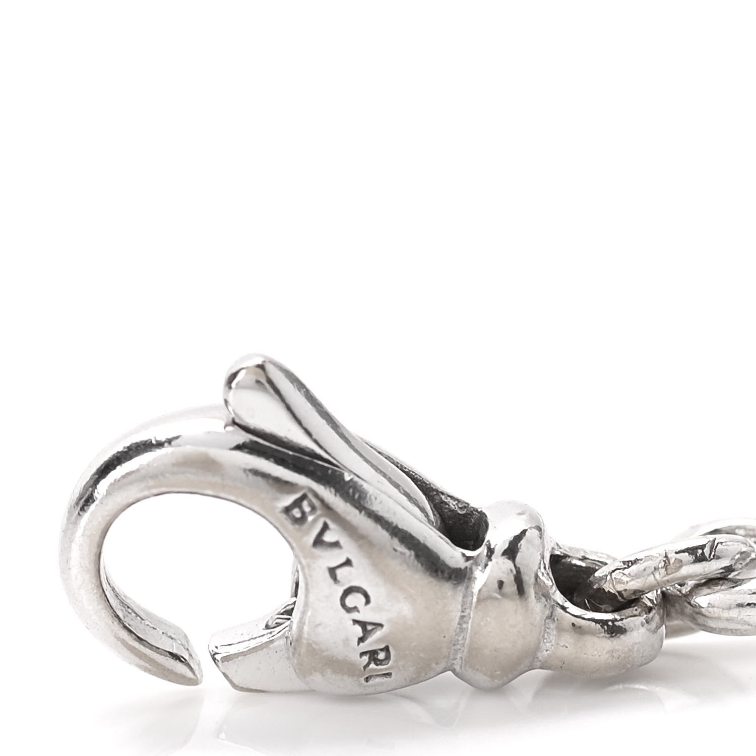 Bulgari 18K White Gold B.Zero1 Pendant Necklace 9 of 10