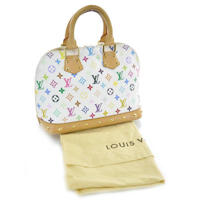 Louis Vuitton Monogram Multicolor Alma White 3 of 9