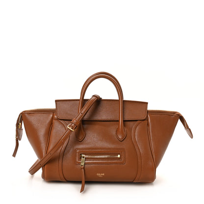 Celine Supple Shiny Lambskin Small New Luggage Soft Tan 1 of 9