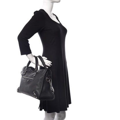 Balenciaga Vibrato Calfskin Classic Silver Hardware City Black 3 of 10