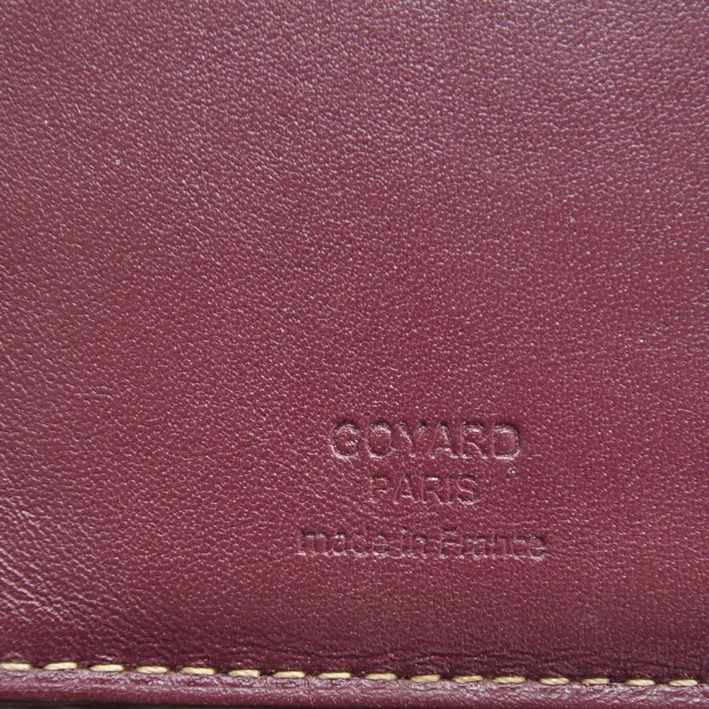 Goyardine Wallet Burgundy