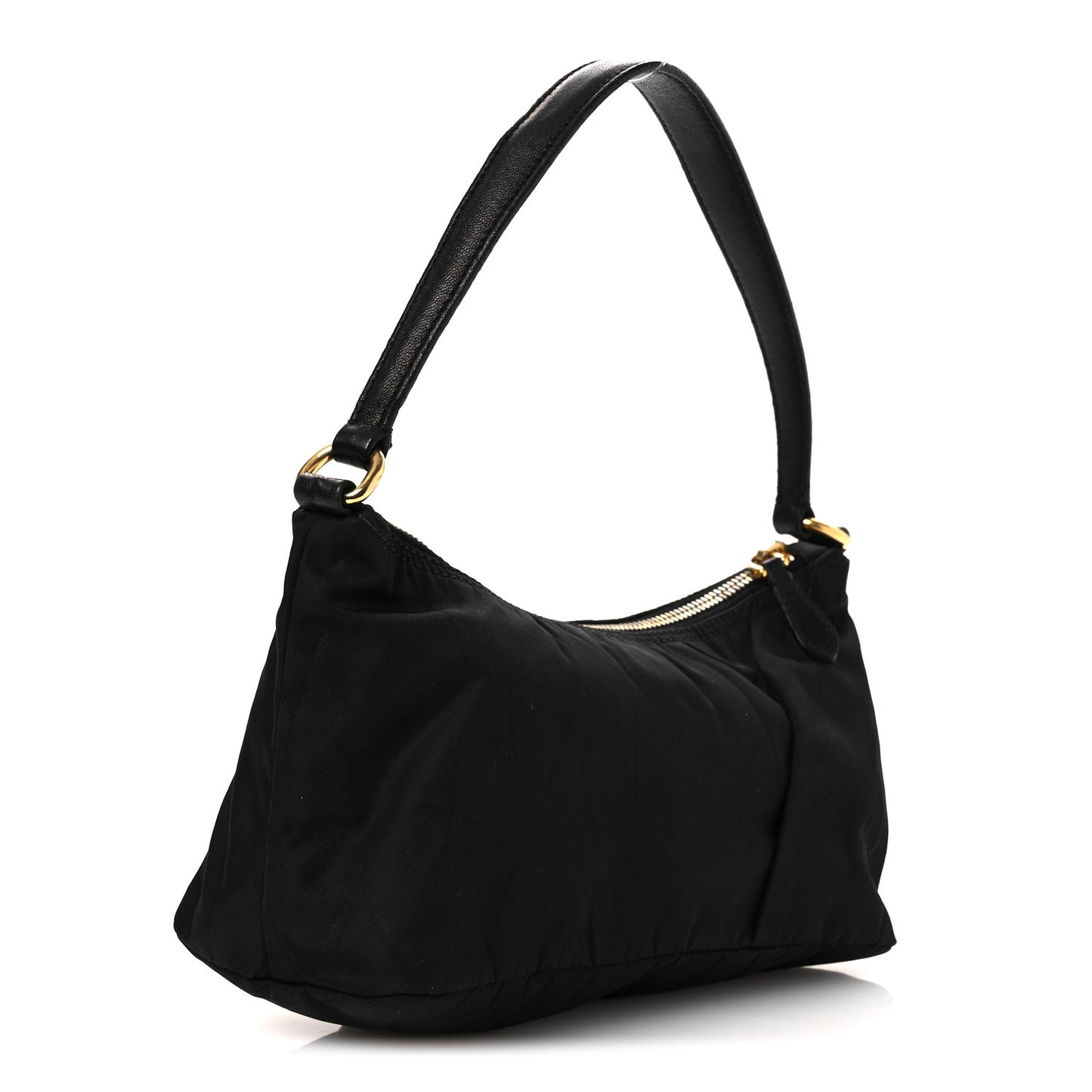 Tessuto Nylon Pochette Bag Black