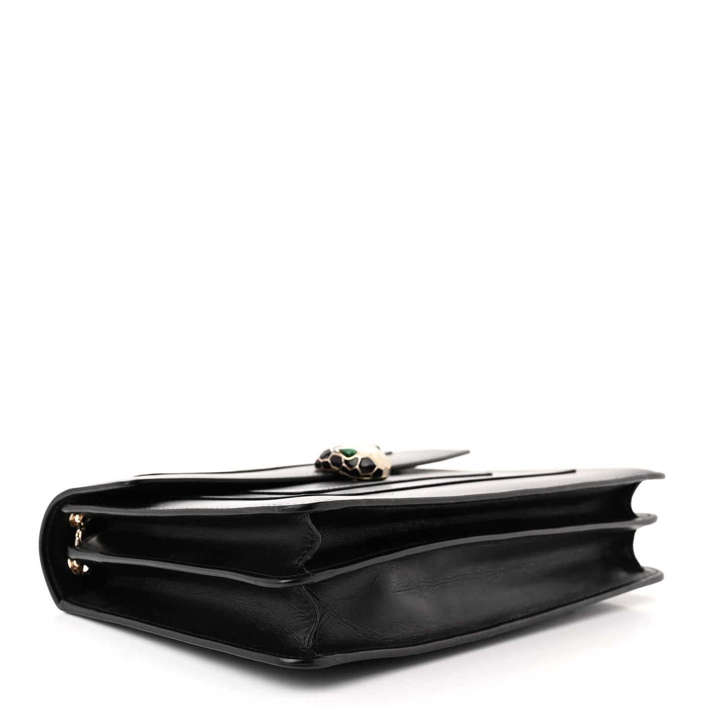 Calfskin Serpenti Forever Crossbody Bag Black