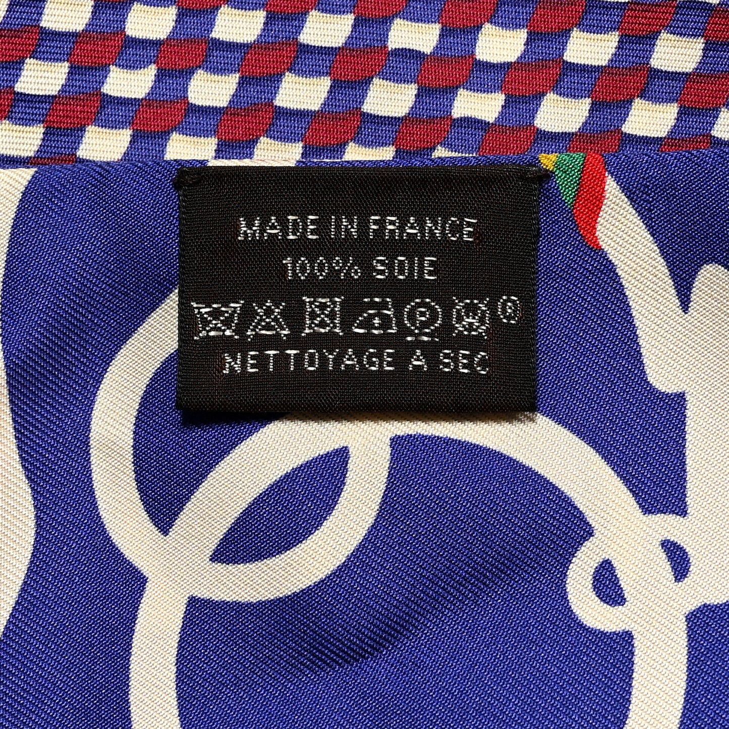 Silk Mors Et Tresses Maxi Twilly Cut Violet Vert Rouge