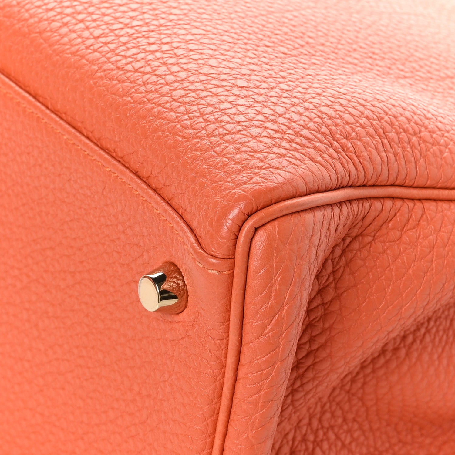 Hermes Togo Kelly Retourne 35 Orange 11 of 11