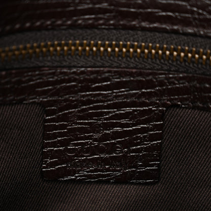 Gucci Monogram Horsebit Chain Flap Shoulder Bag Brown 6 of 11