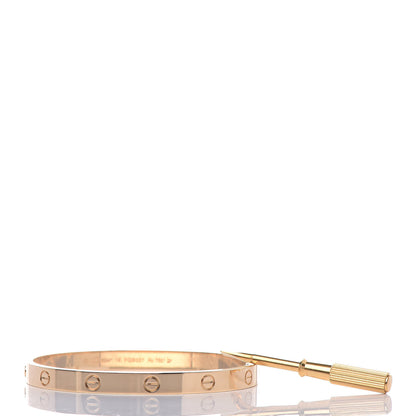 Cartier 18K Yellow Gold LOVE Bracelet 19 7 of 8