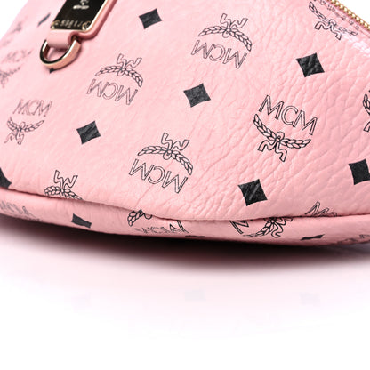 MCM Visetos Medium Fursten Belt Bag Pink 9 of 9