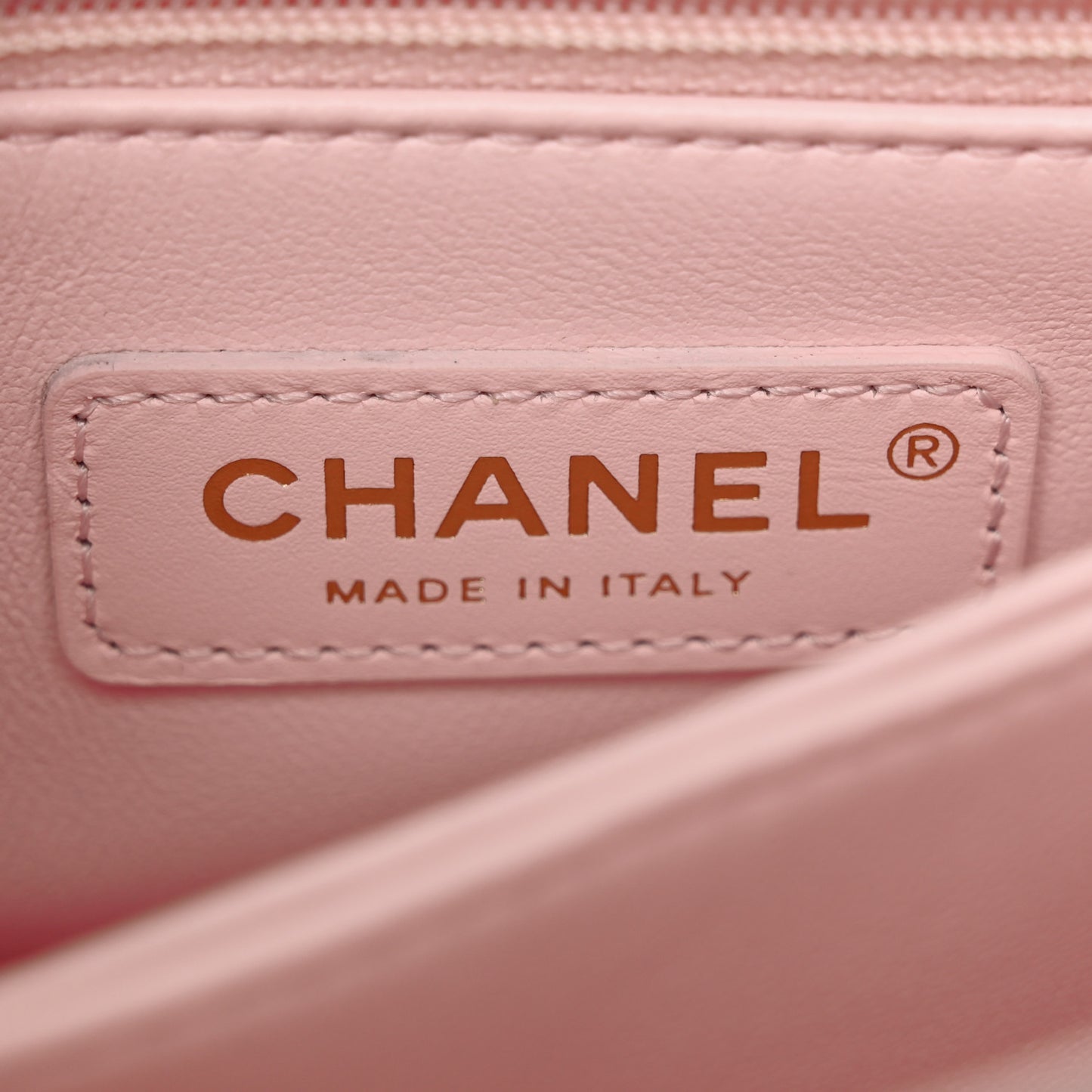 Caviar Quilted Mini Coco Handle Flap Light Pink