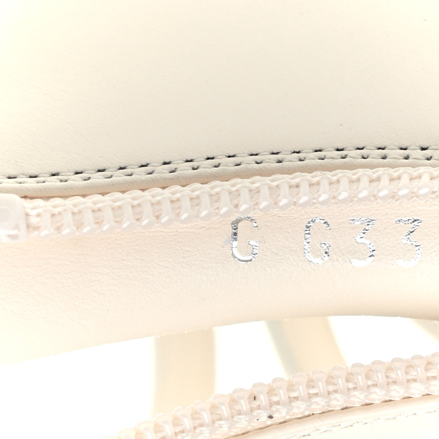 Chanel Calfskin CC Chain Sandals 39.5 White 8 of 8