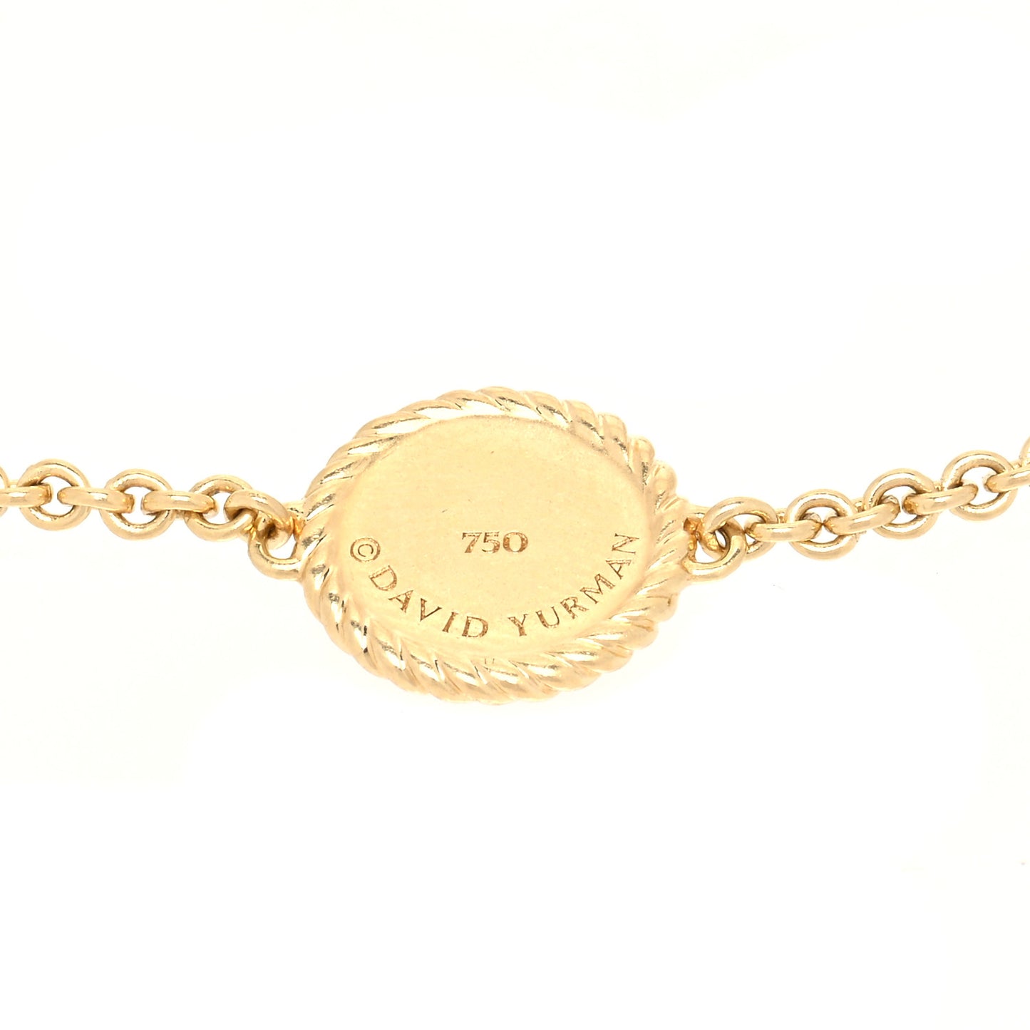 18K Yellow Gold Diamond Blue Sapphire Cable Collectibles Evil Eye Bracelet