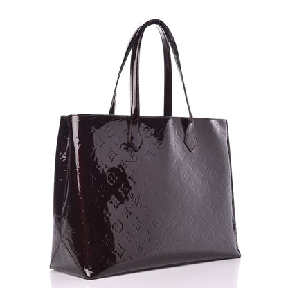 Louis Vuitton Vernis Wilshire MM Amarante 3 of 8