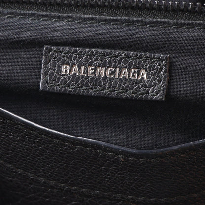 Balenciaga Shiny Goatskin Matte Black Metallic Edge Hardware Mini City Black 5 of 8