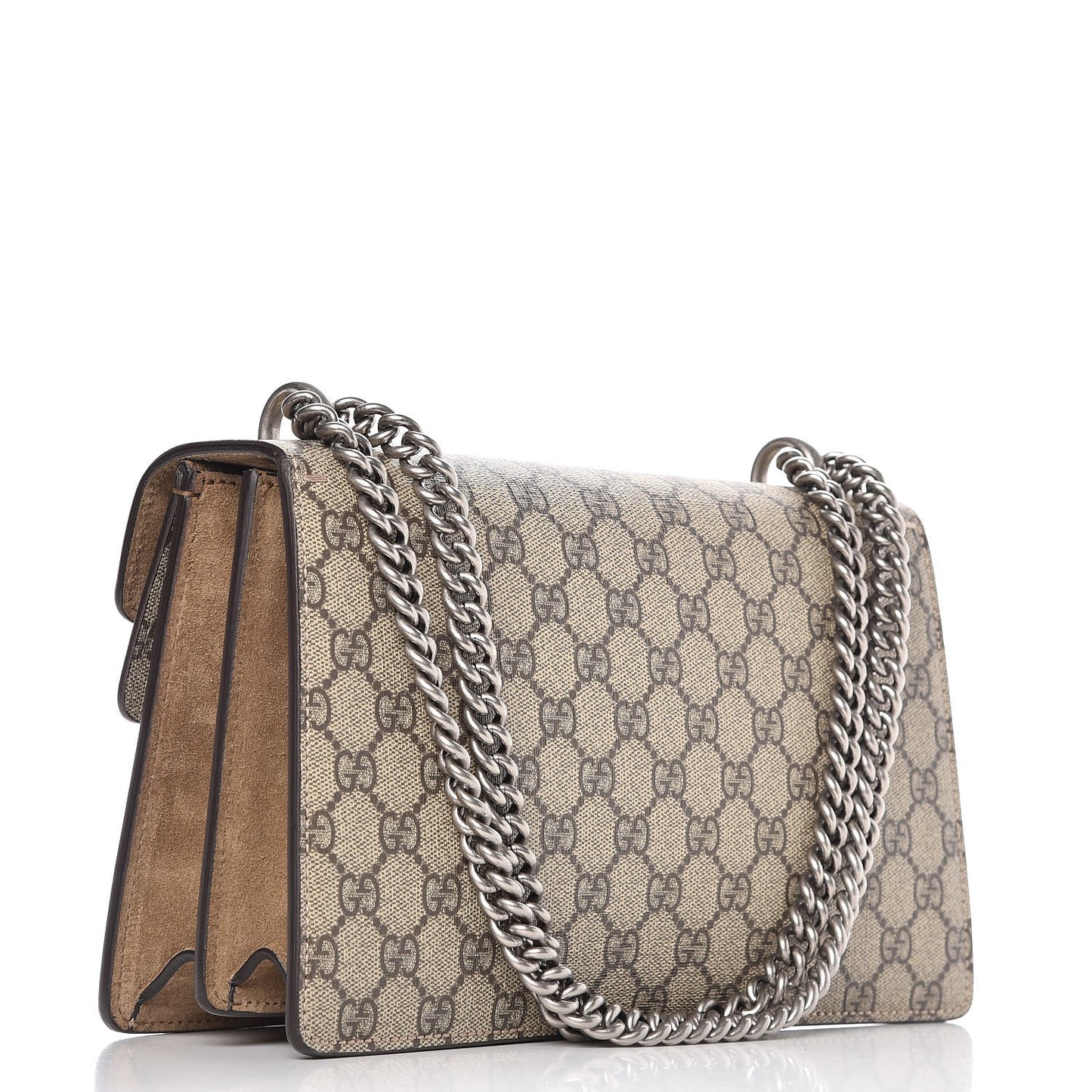 GG Supreme Monogram Small Dionysus Shoulder Bag Taupe