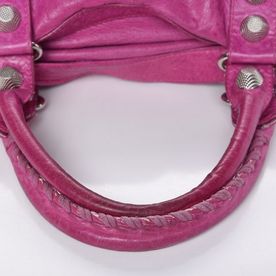 Agneau Giant 21 Silver Hardware Brief Magenta