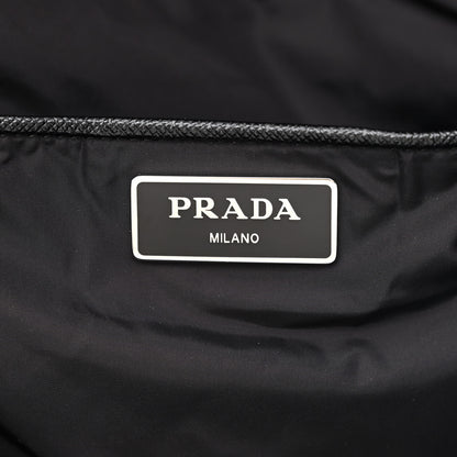 Prada Tessuto Nylon Stampato Saffiano Tote Militare 6 of 12
