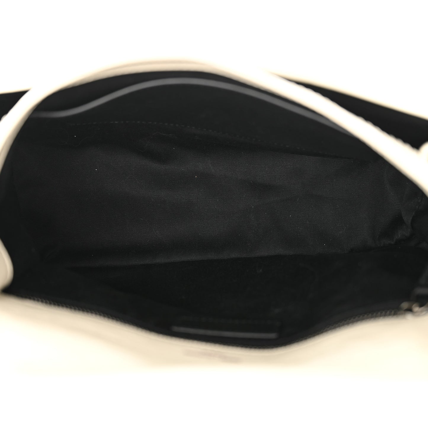 Crinkled Calfskin Matelasse Monogram Medium Niki Chain Satchel Crema Soft
