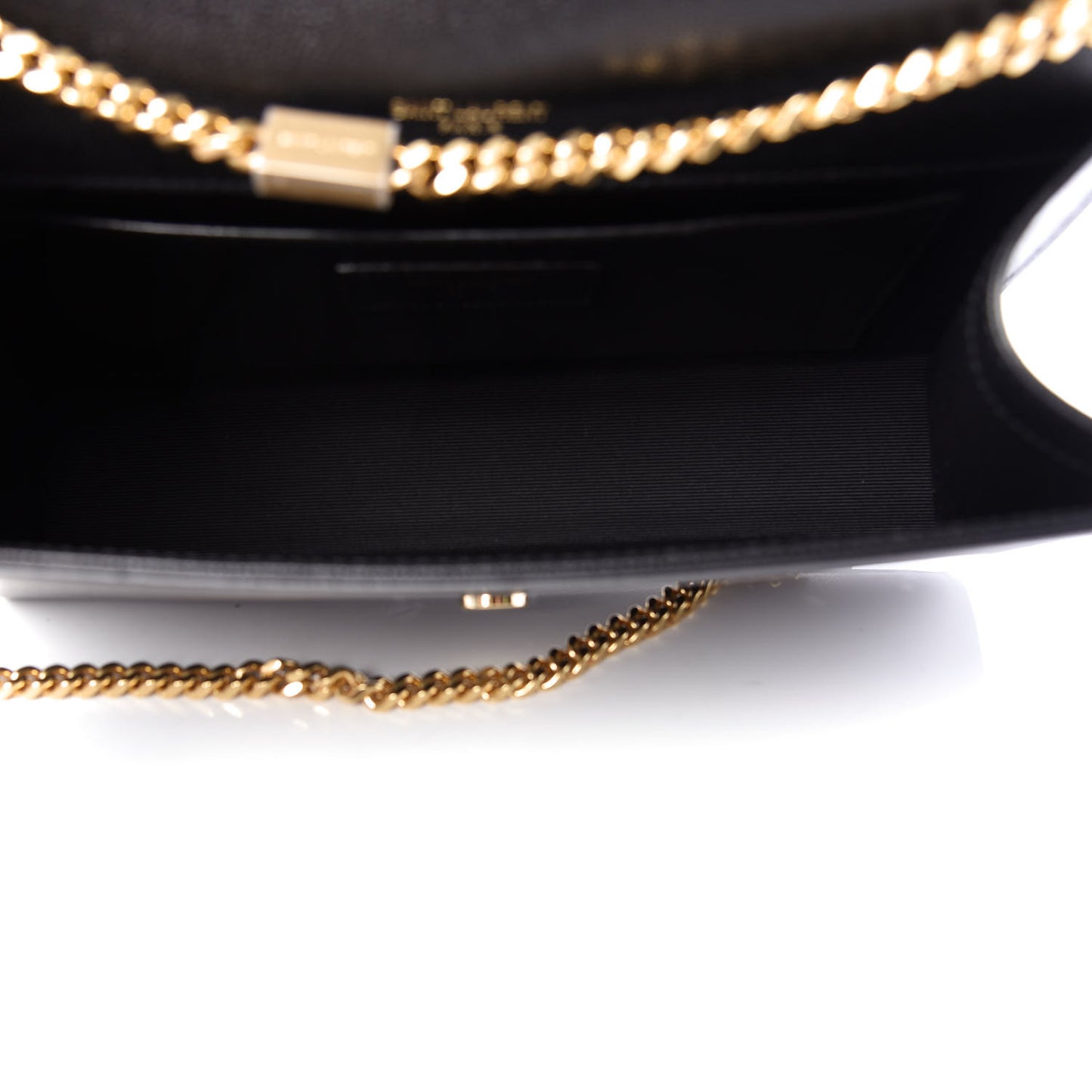 Grain De Poudre Medium Classic Monogram Kate Satchel Black
