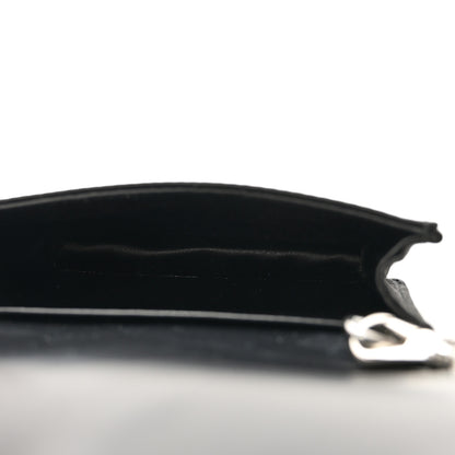 Prada Satin Crystal Metal Triangle Logo Card Holder With Strap Cristal 5 of 9