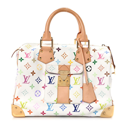 Louis Vuitton Monogram Multicolor Speedy 30 White 1 of 12