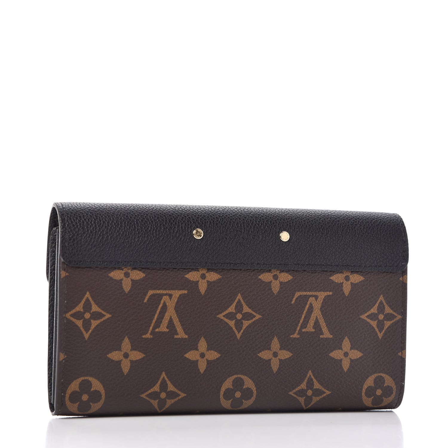 Louis Vuitton Monogram Pallas Wallet Black 3 of 9