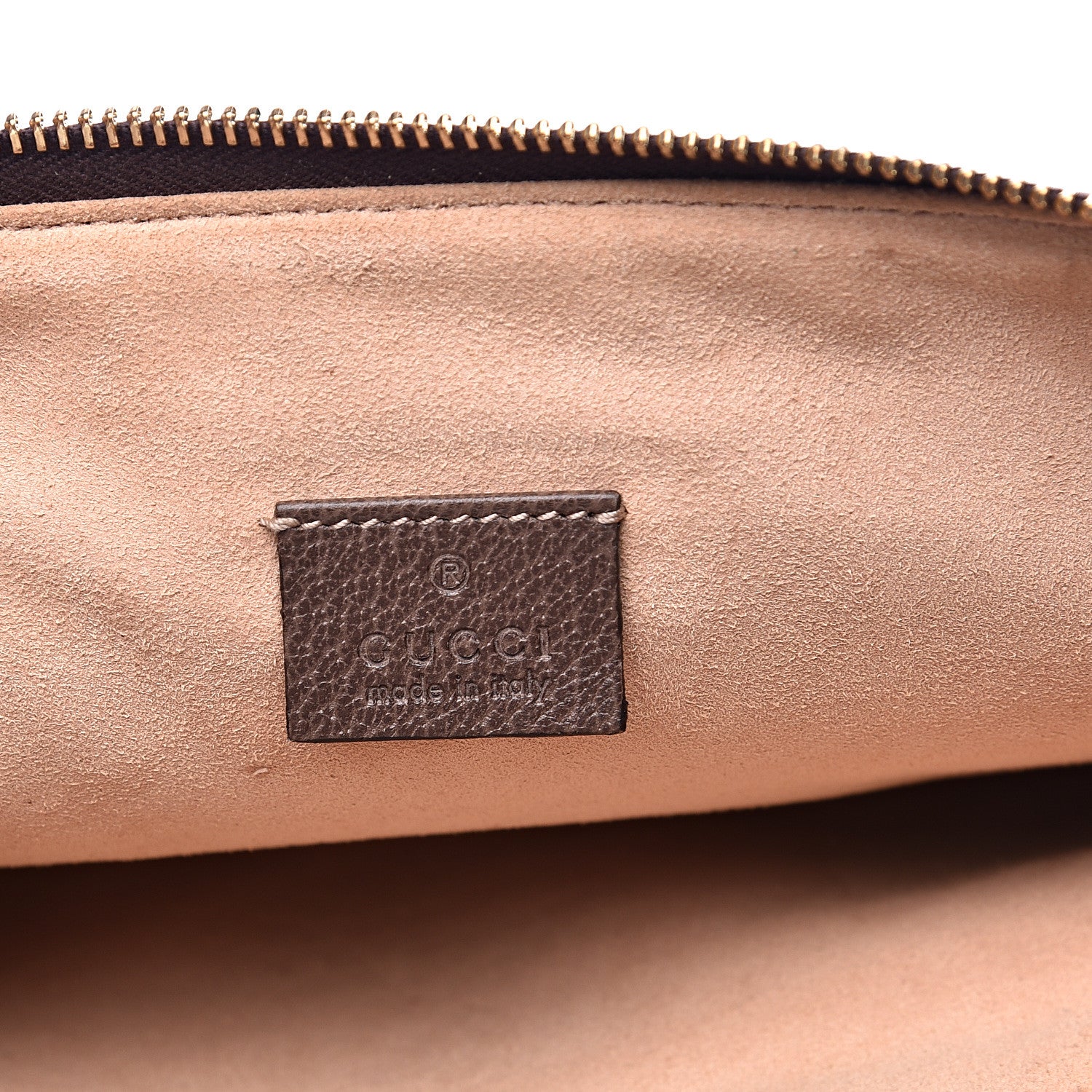 Gucci GG Supreme Monogram Large Ophidia Pouch Clutch Brown 6 of 11