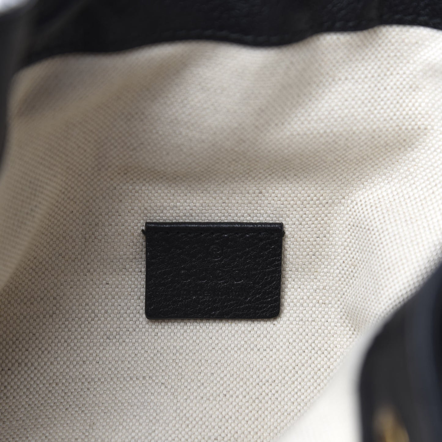 Velvet GG Monogram Web Bucket Bag Blue Beige