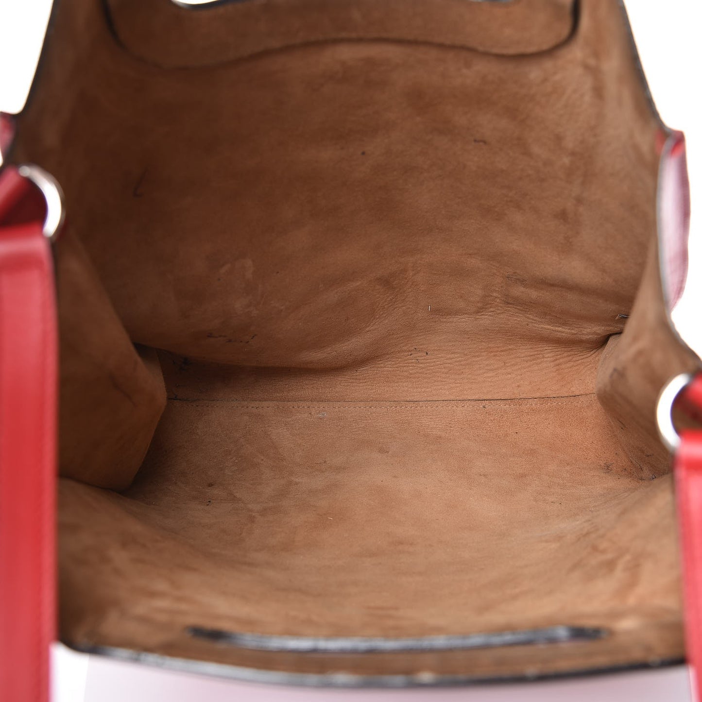 Calfskin Embossed Medium XL Tote Red