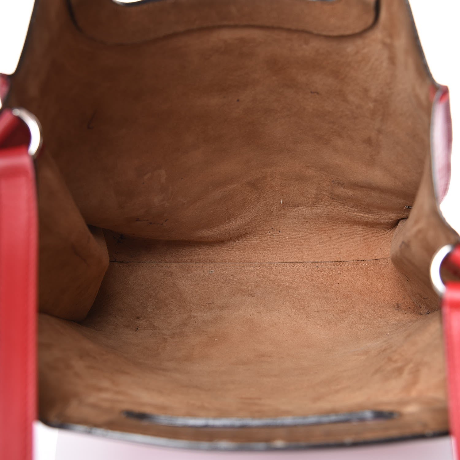Gucci Calfskin Embossed Medium XL Tote Red 5 of 25
