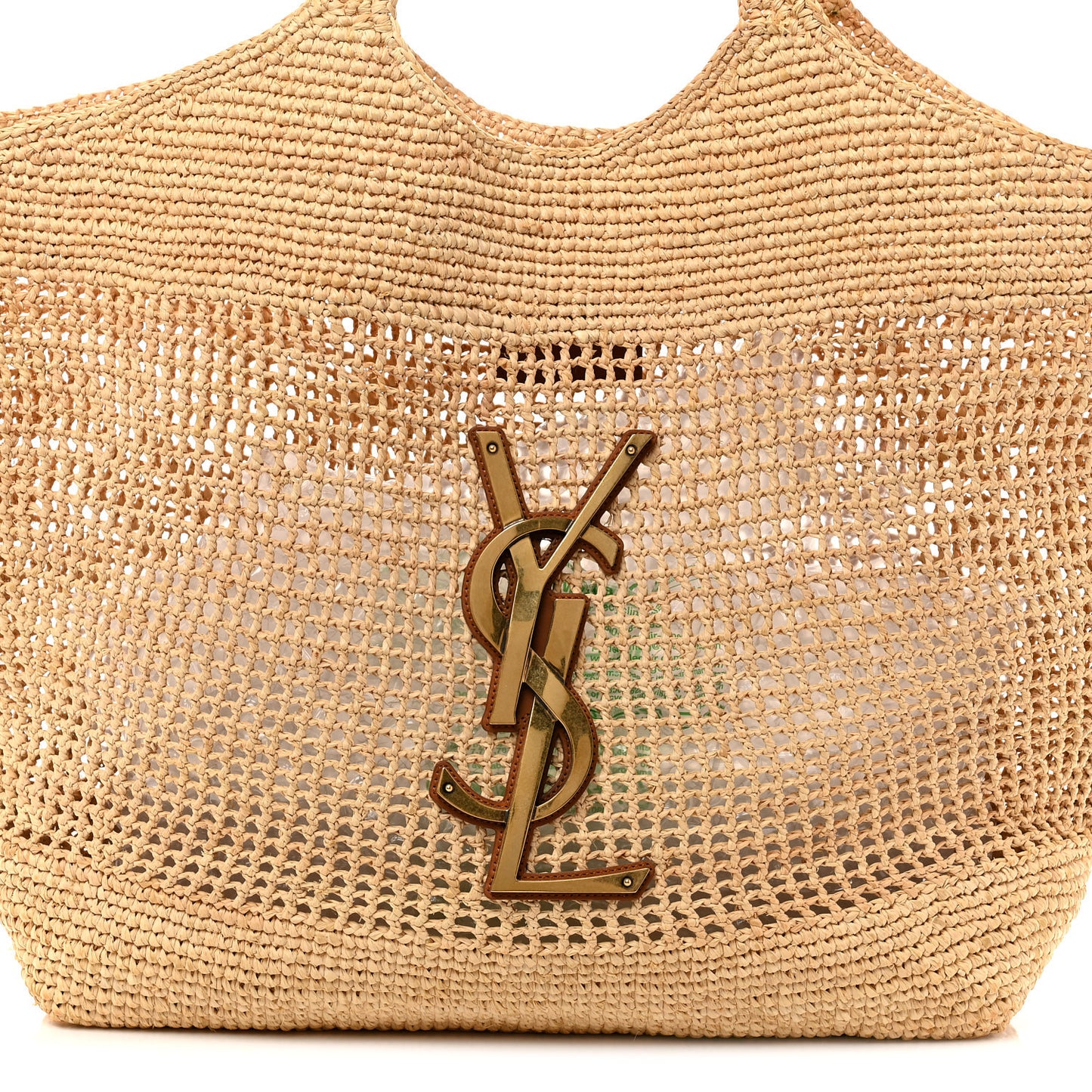 Raffia Icare Shopping Tote Natural