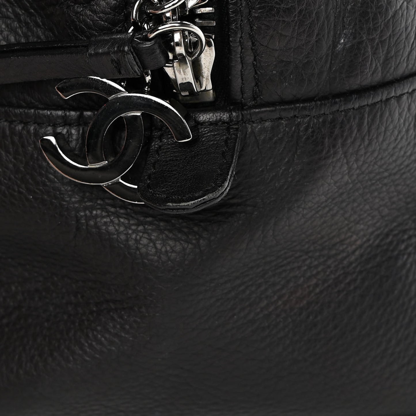 Deerskin Luxe Ligne Large Bowler Black