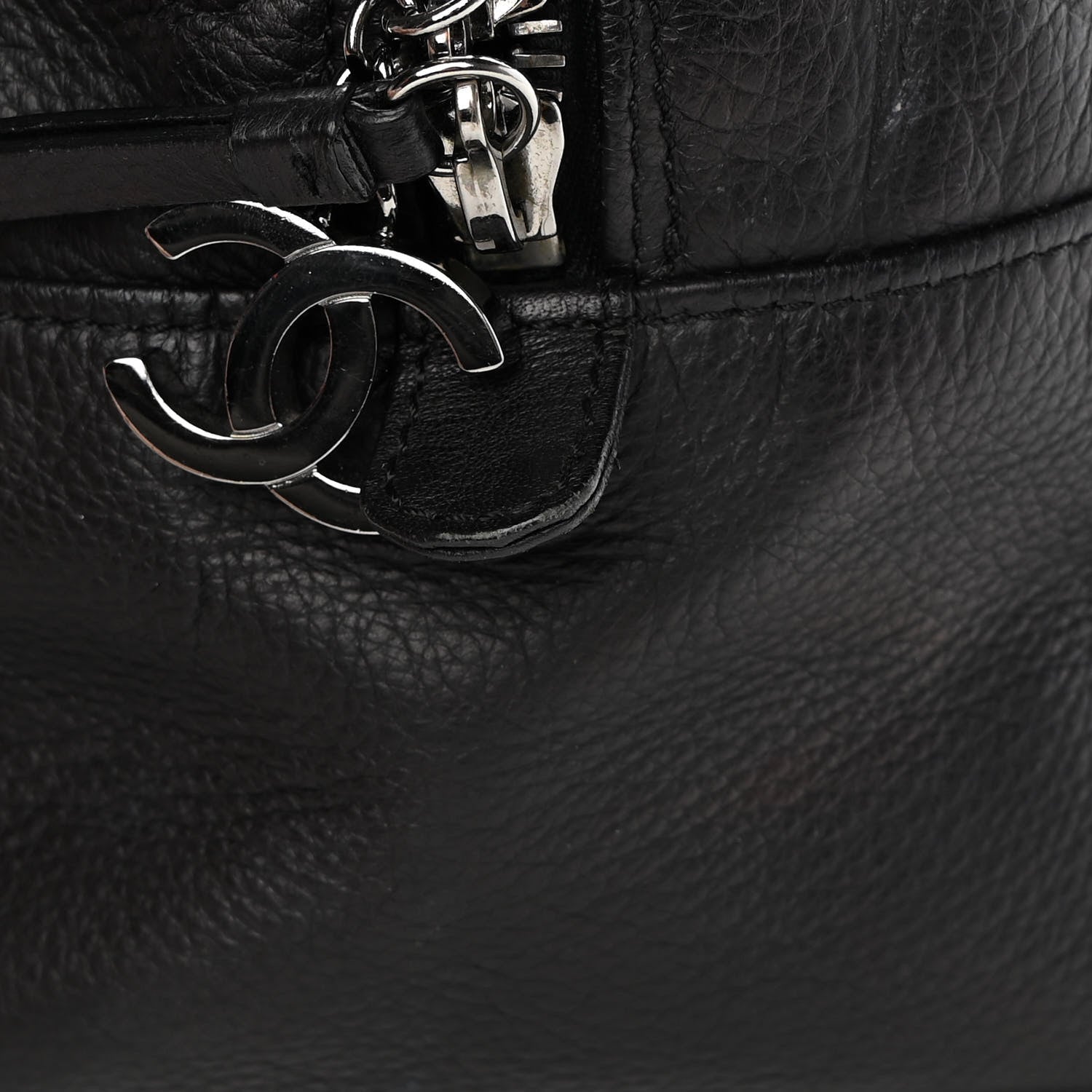Chanel Deerskin Luxe Ligne Large Bowler Black 14 of 15