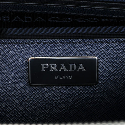 Prada Saffiano Medium Galleria Double Zip Tote Baltico 6 of 6