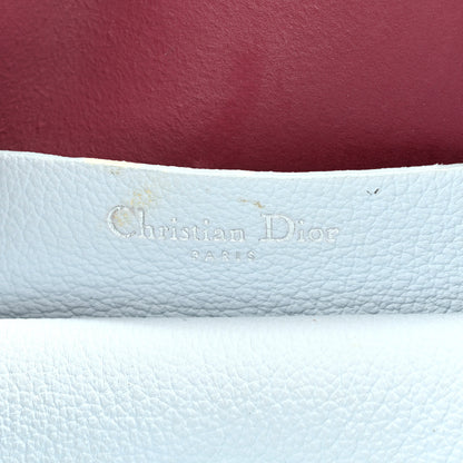Christian Dior Supple Grained Calfskin Large Open Bar Tote Light Blue 5 of 12