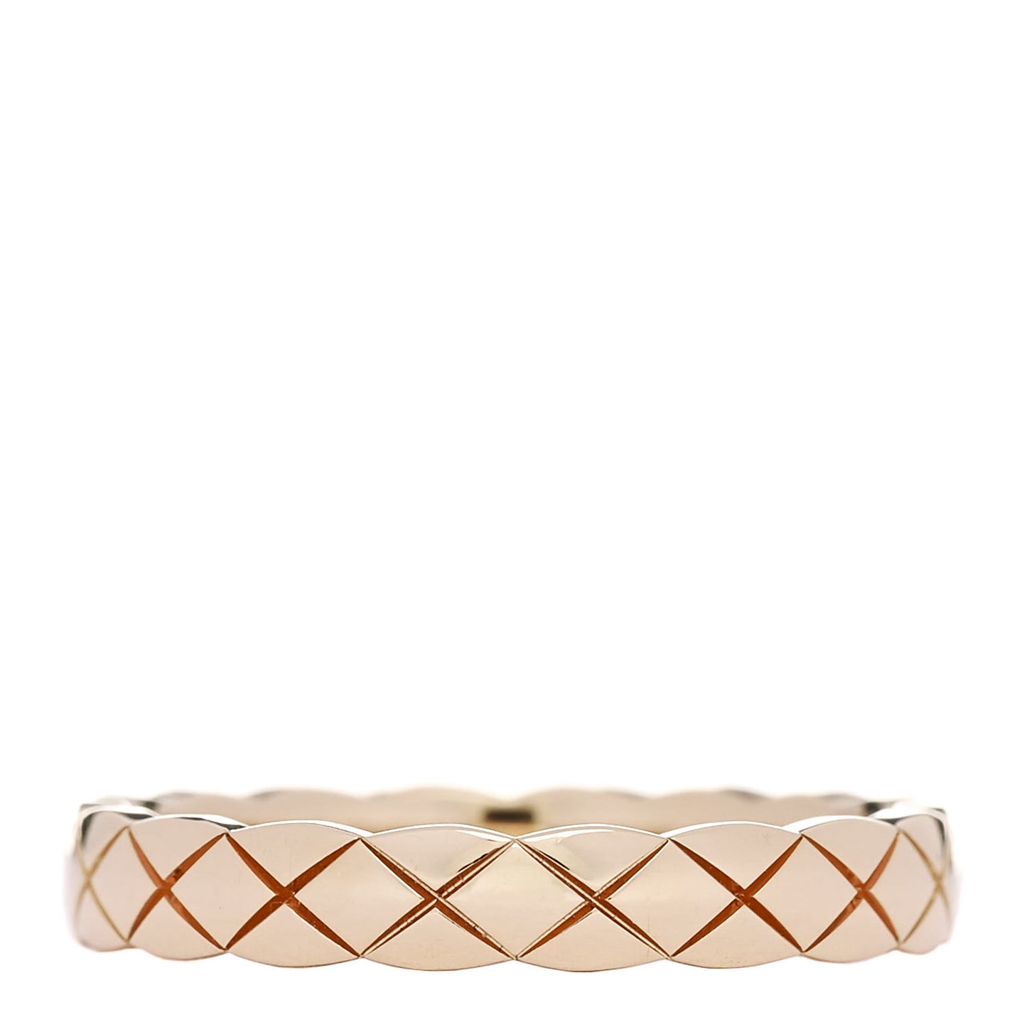 18K Beige Gold Mini Coco Crush Ring 53 6.25