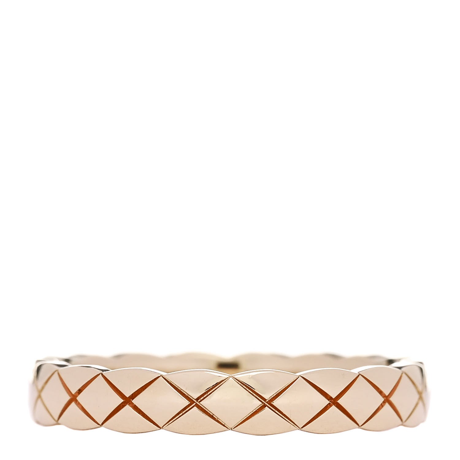 Chanel 18K Beige Gold Mini Coco Crush Ring 53 6.25 3 of 5